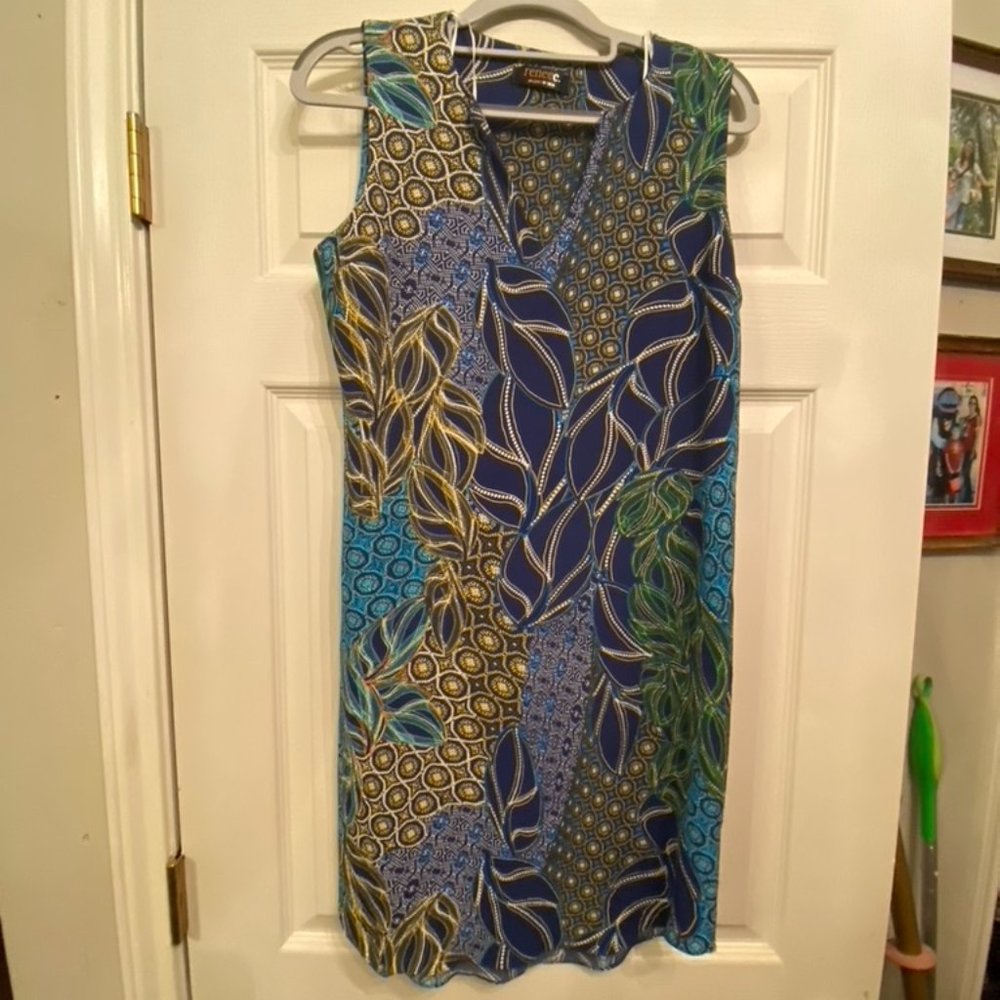 Mini blue dress